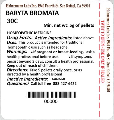 Baryta Bromata 30C 5g.jpg Baryta Bromata 30C 5g - Baryta Bromata 30C 5g